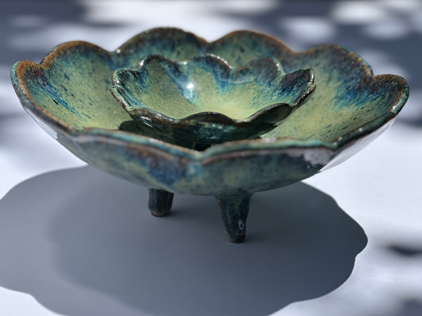Flower Bowl with Little Legs, Small