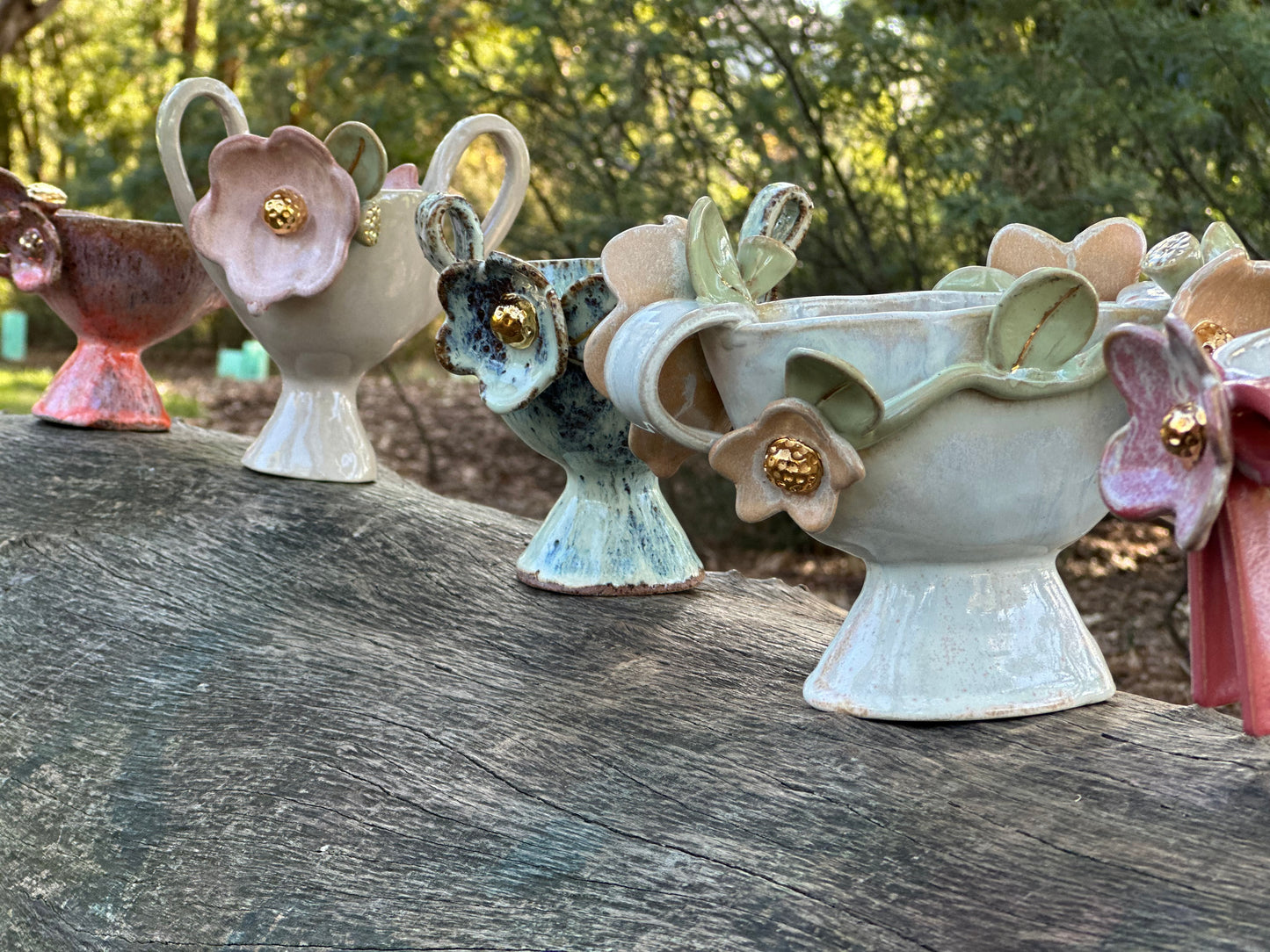 Rona, Blue and Green Speckled Trophy