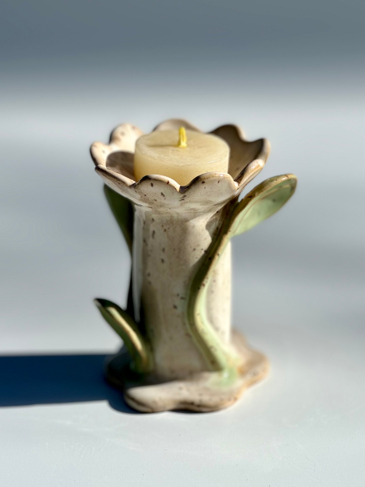 Blossom Speckled Flower and Flame Vase, Small