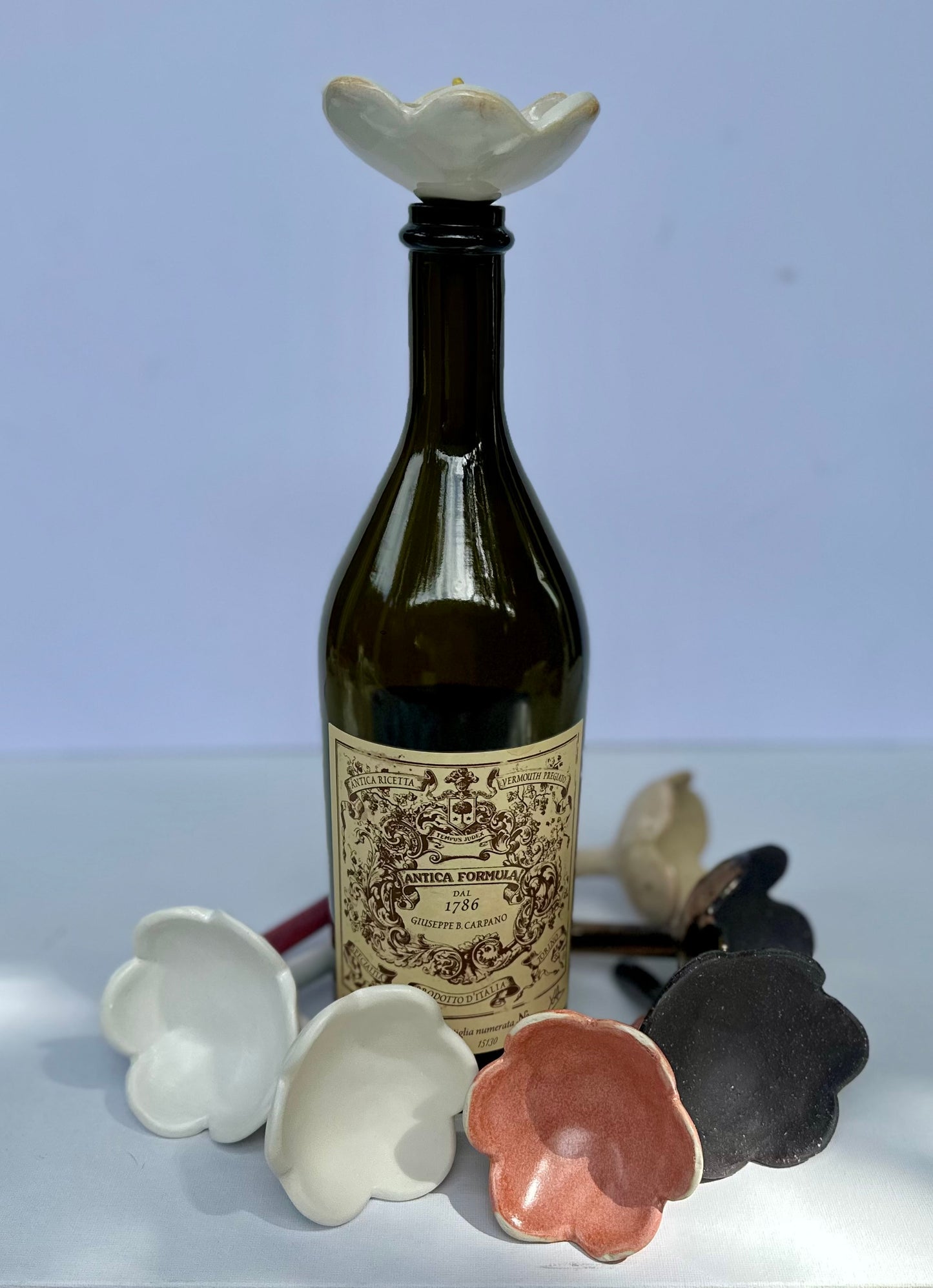 Tea Light Flower - White Gloss