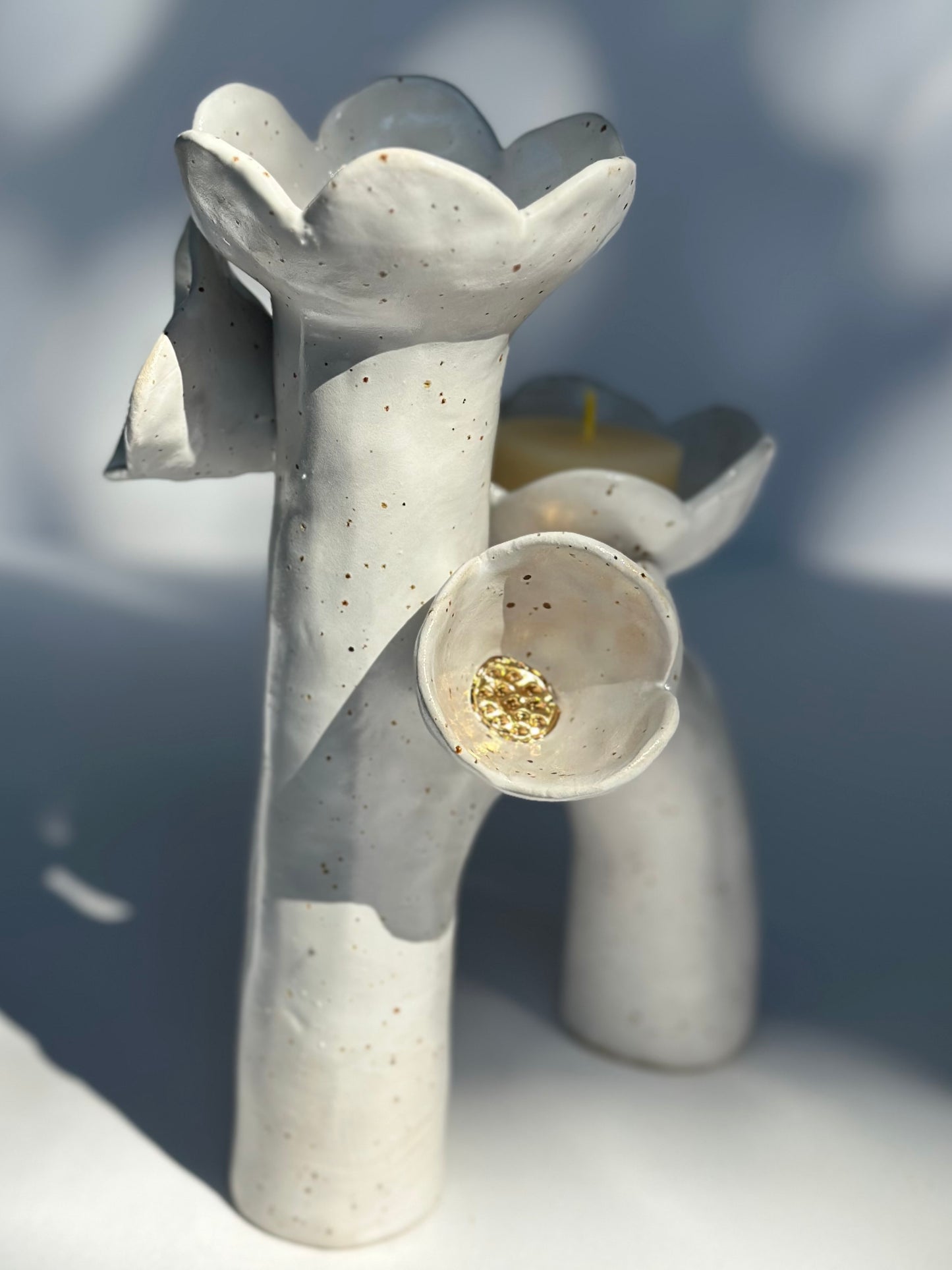 Flowers and Flame Vase, Large