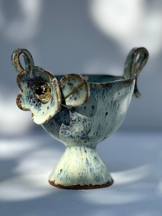 Rona, Blue and Green Speckled Trophy