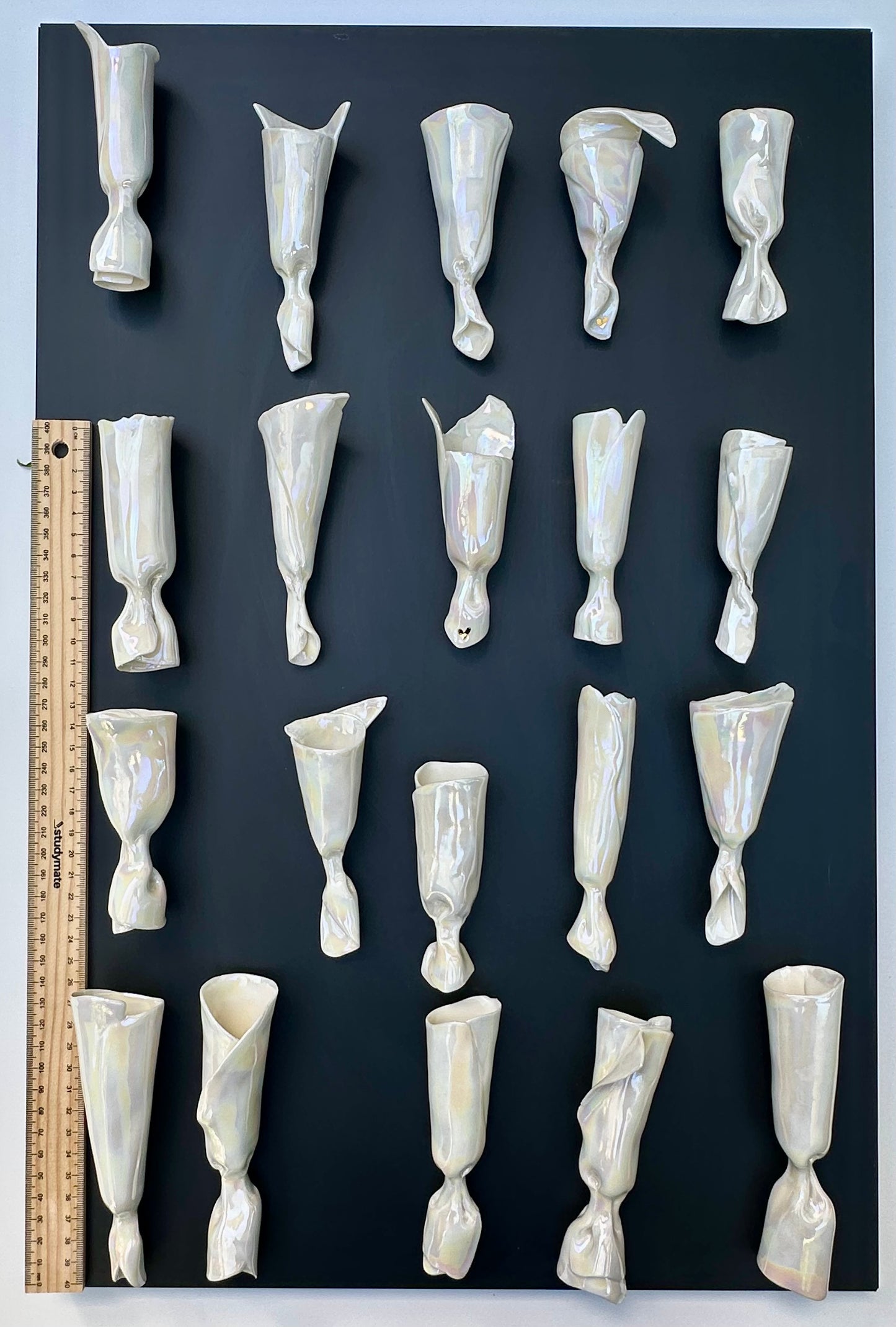 Large Bouquet Vase Magnets - Mother of Pearl