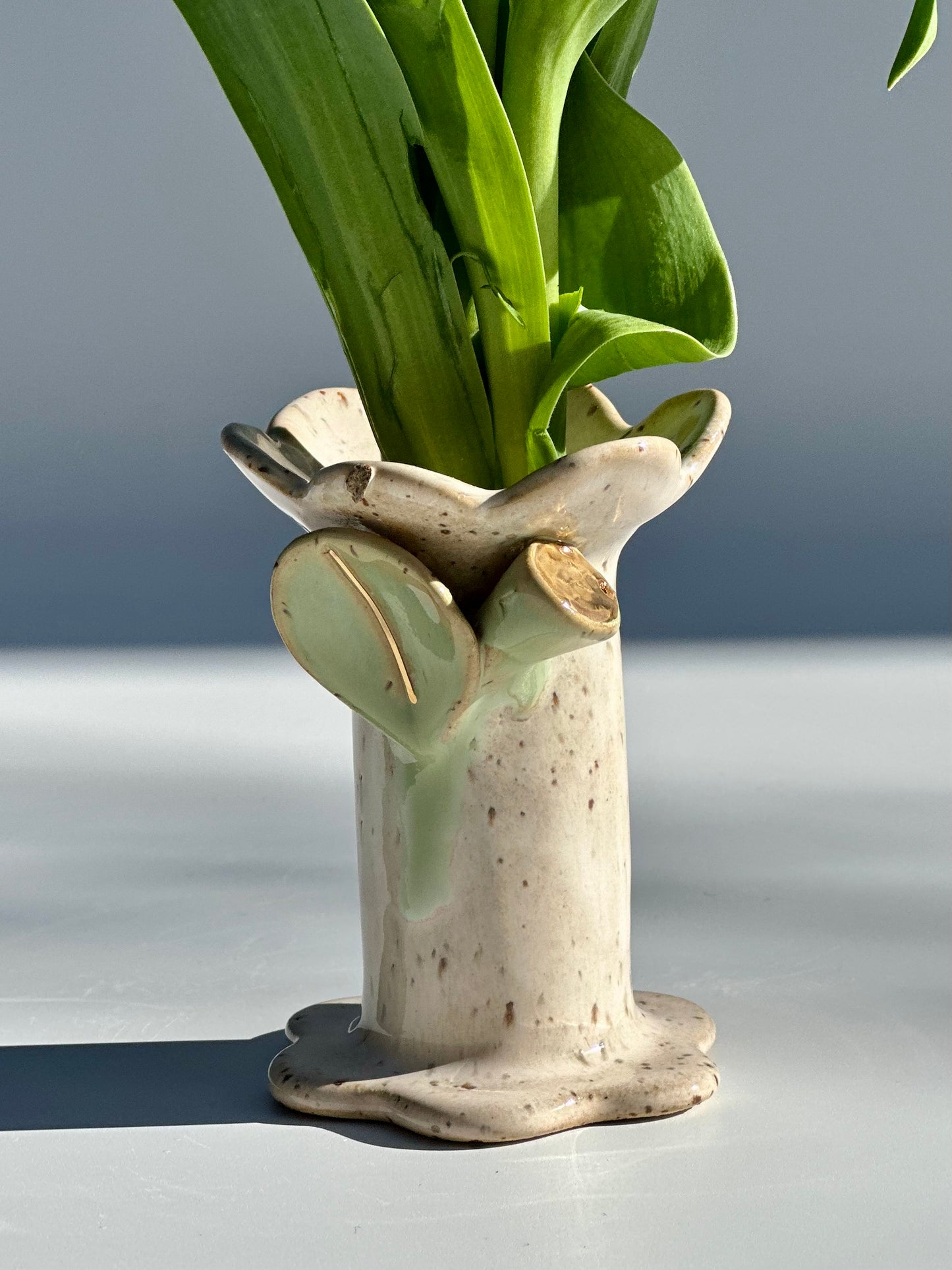 Blossom Speckle Flower and Flame Vase, Small