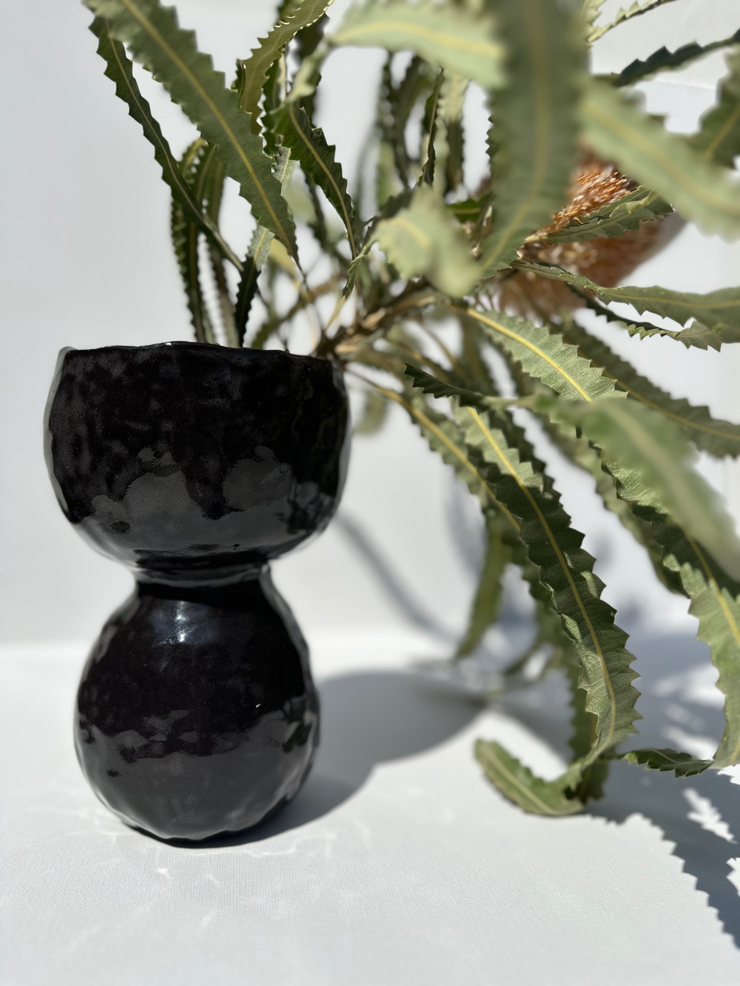 Black Bubble Vase