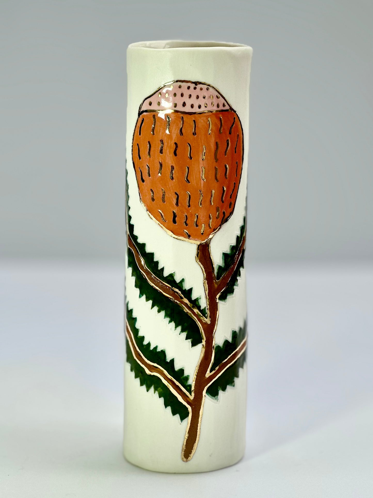 Banksia Porcelain Vase, 19
