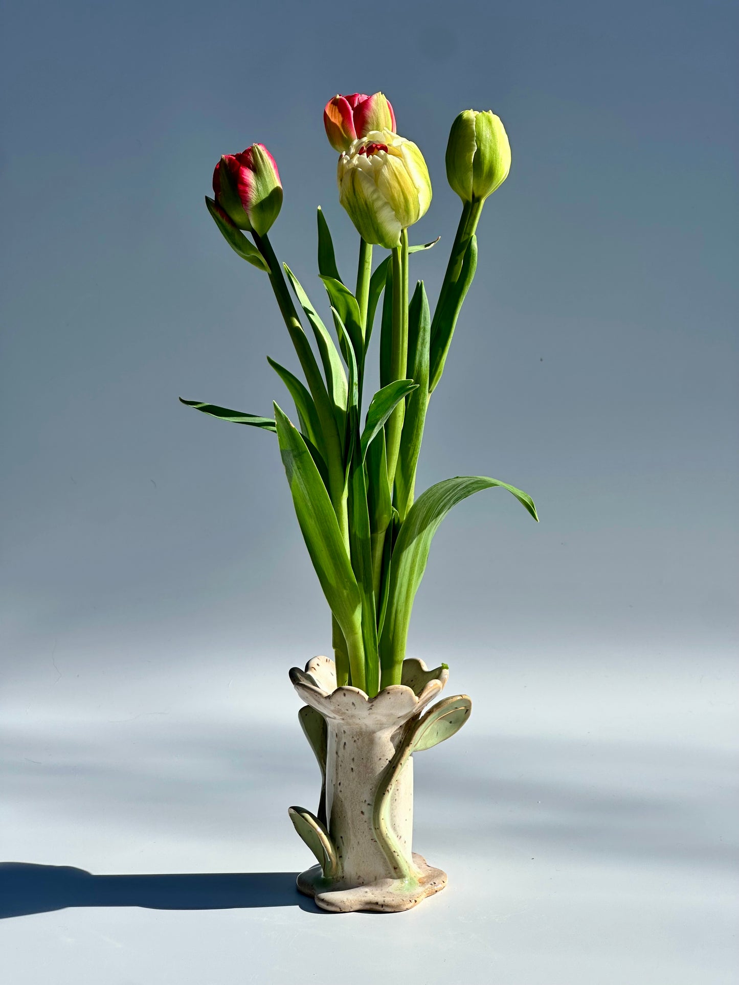 Blossom Speckled Flower and Flame Vase, Small