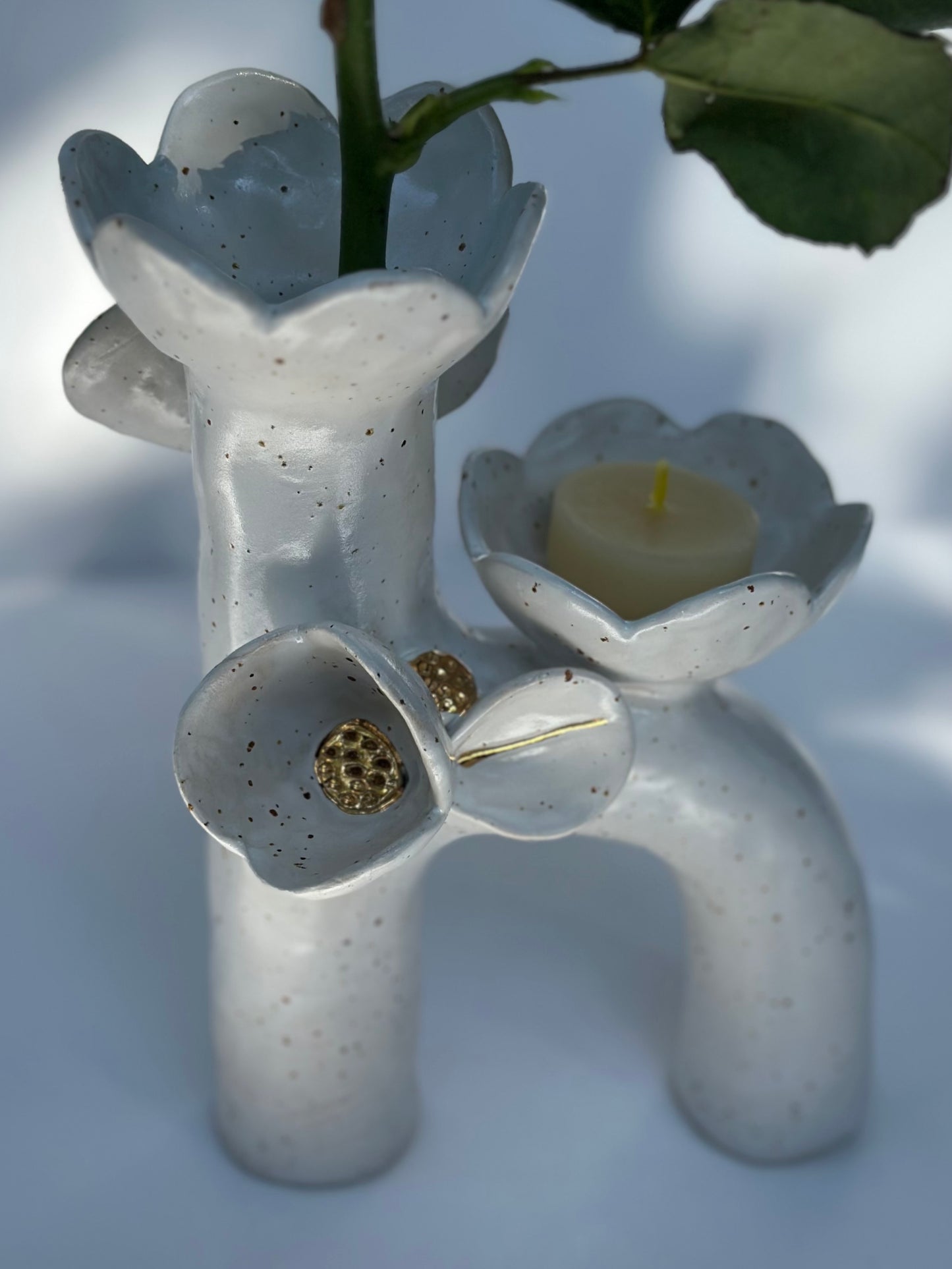 Flowers and Flame Vase, Large