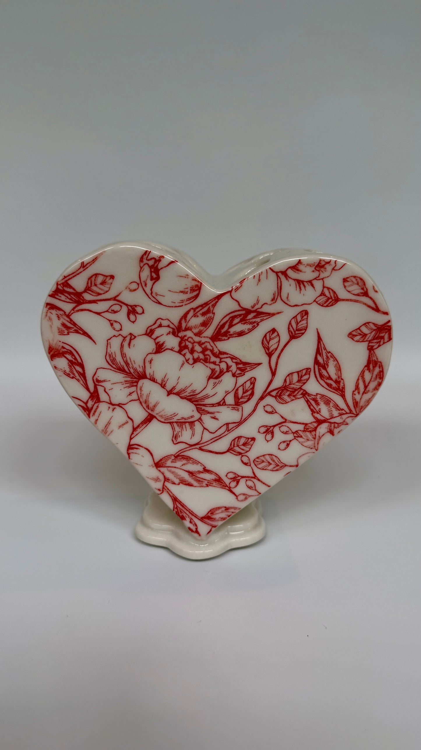 Red Rose Heart Flower Brick