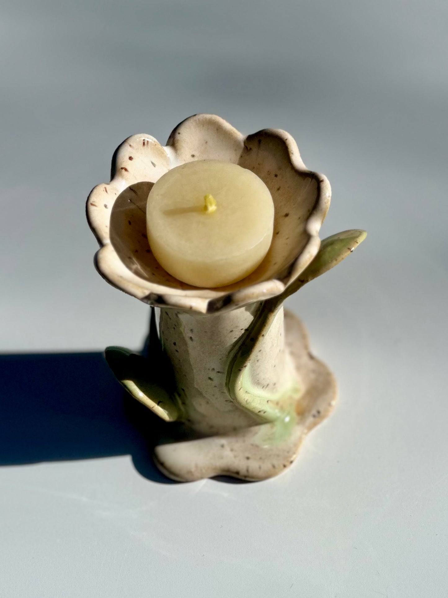 Blossom Speckled Flower and Flame Vase, Small