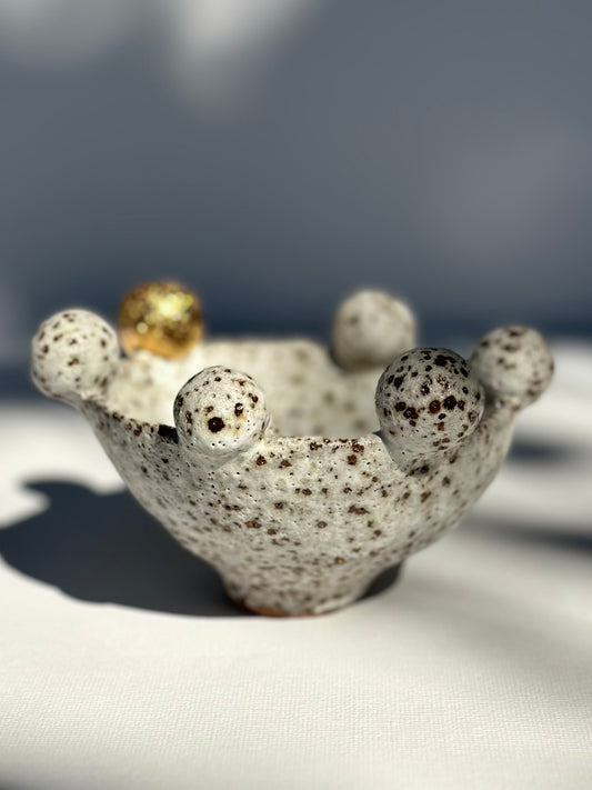 Speckled Footed Bowl