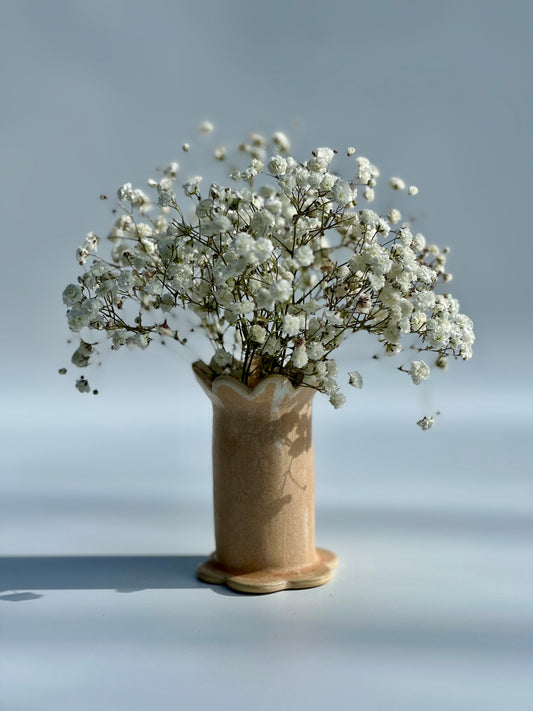 Apricot Ikebana Flower Vase, Small