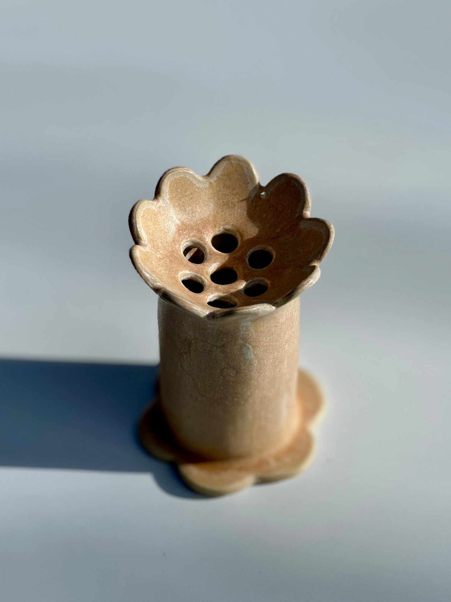 Apricot Ikebana Flower Vase, Small