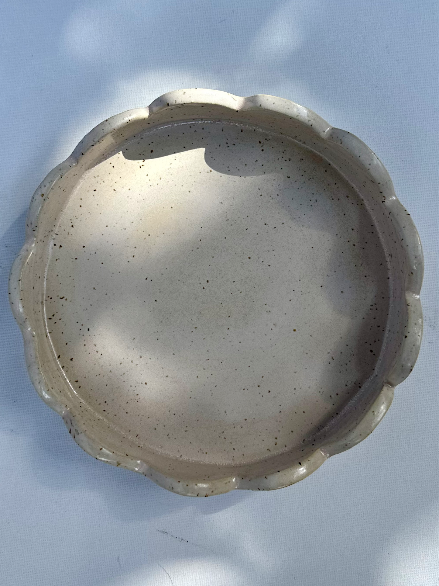 Light Pink Scallop Edge Tray