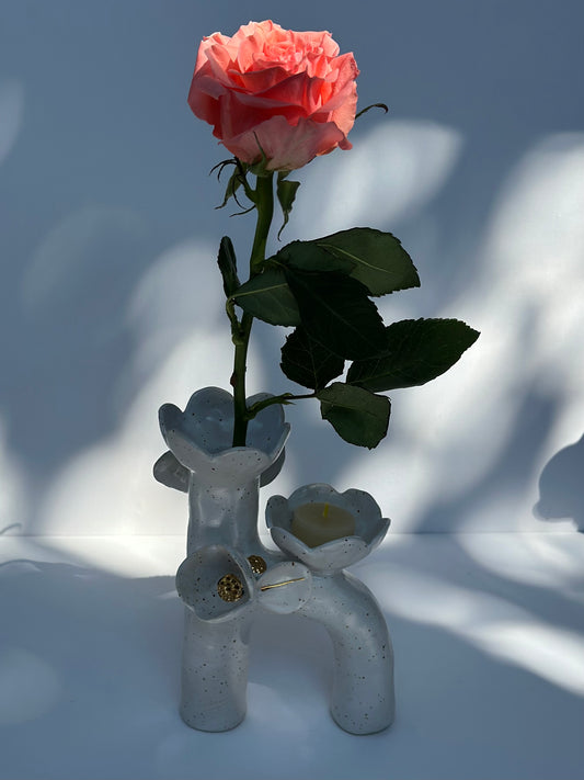 Flowers and Flame Vase, Large