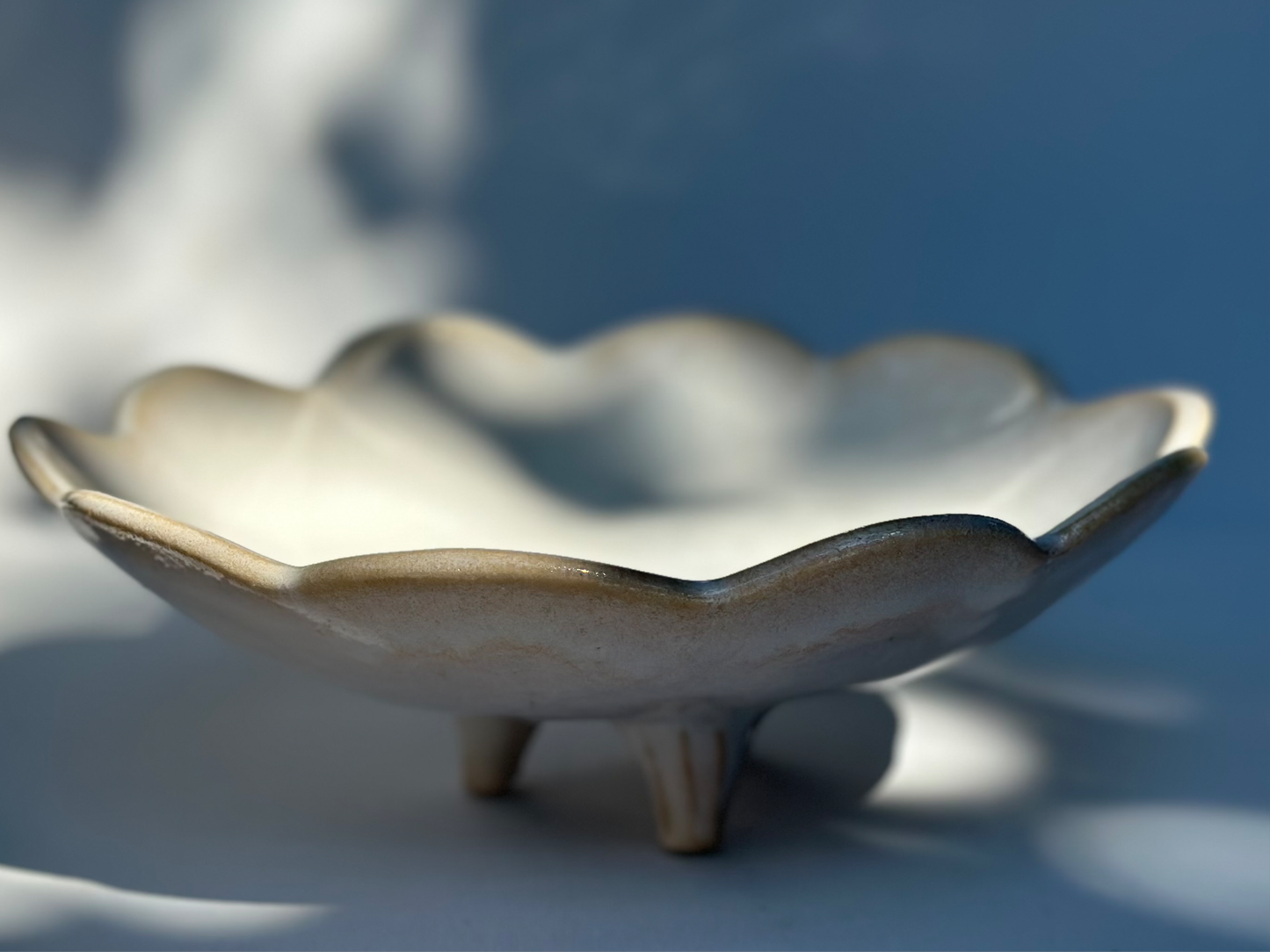 Flower Bowl with Little Legs, Large