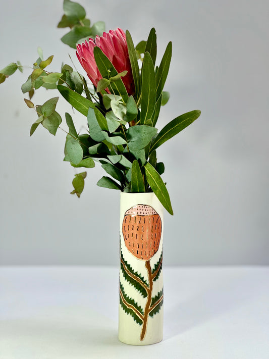 Banksia Porcelain Vase, 19
