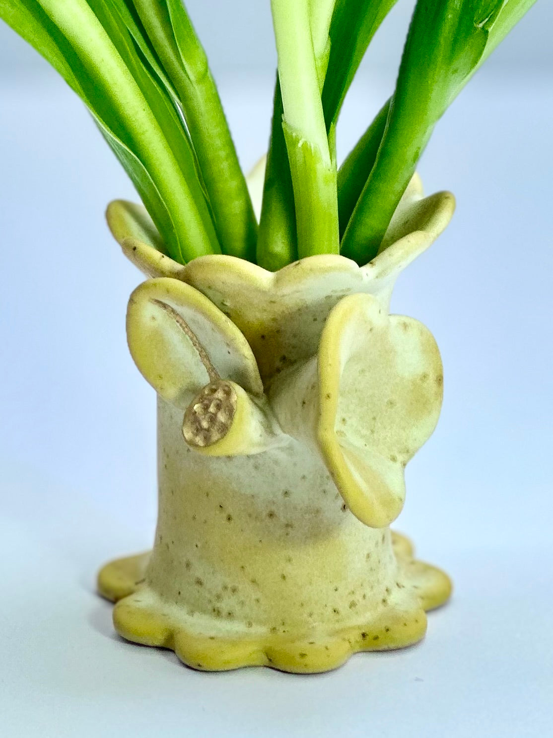 Yellow Speckle Flower Vase, Small