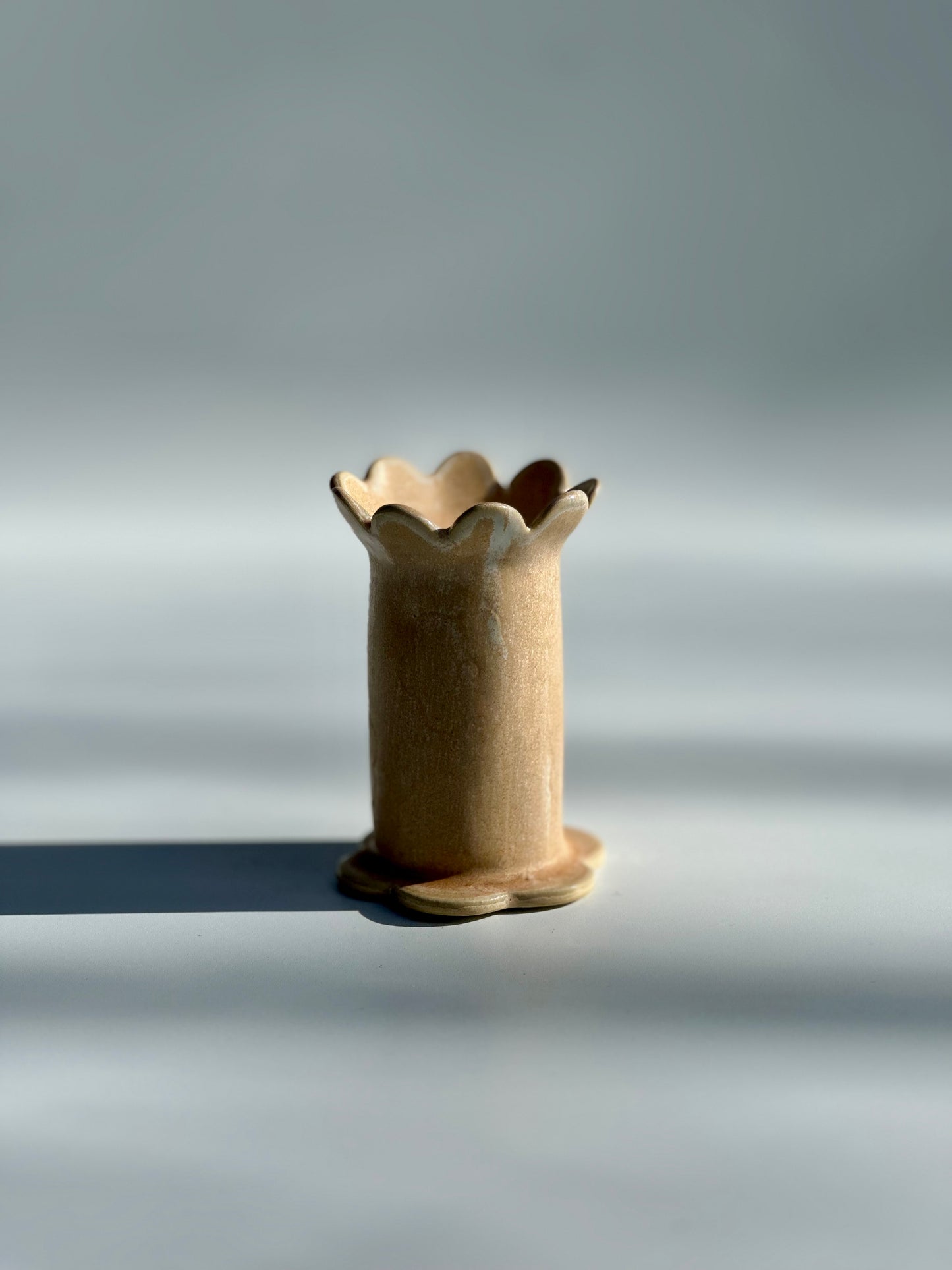 Apricot Ikebana Flower Vase, Small