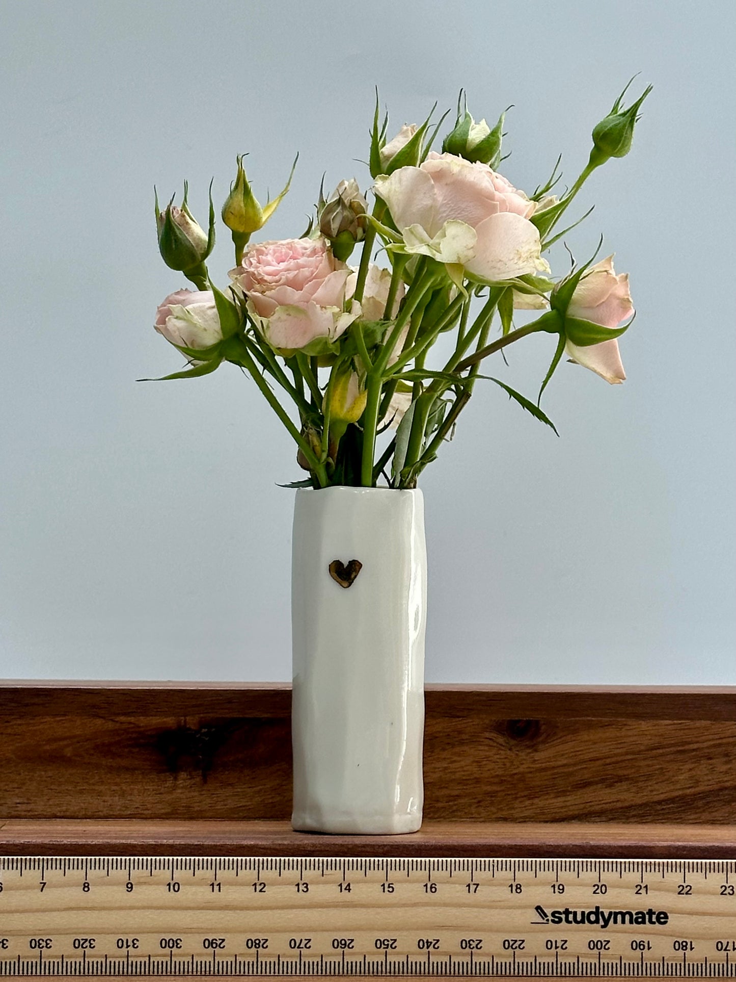 Golden Hearted Vase
