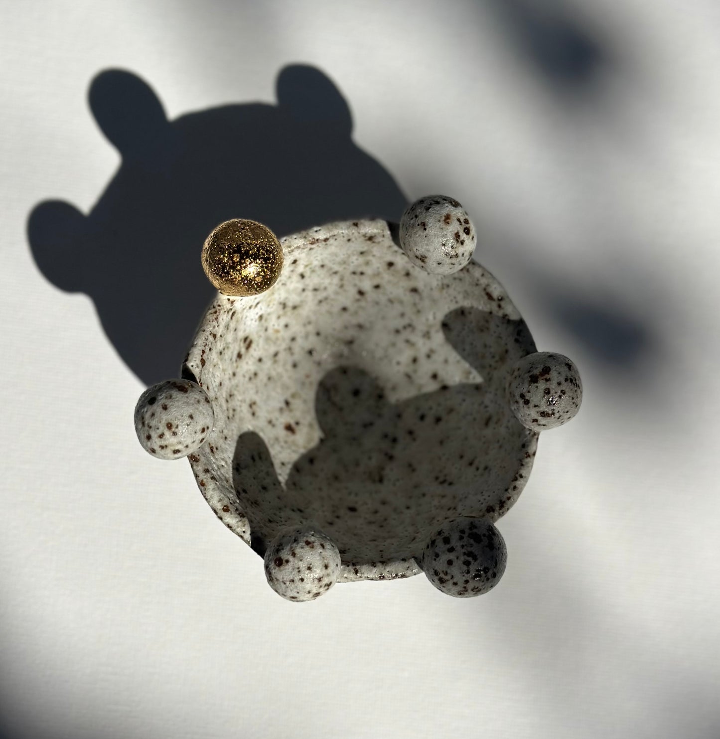 Speckled Footed Bowl