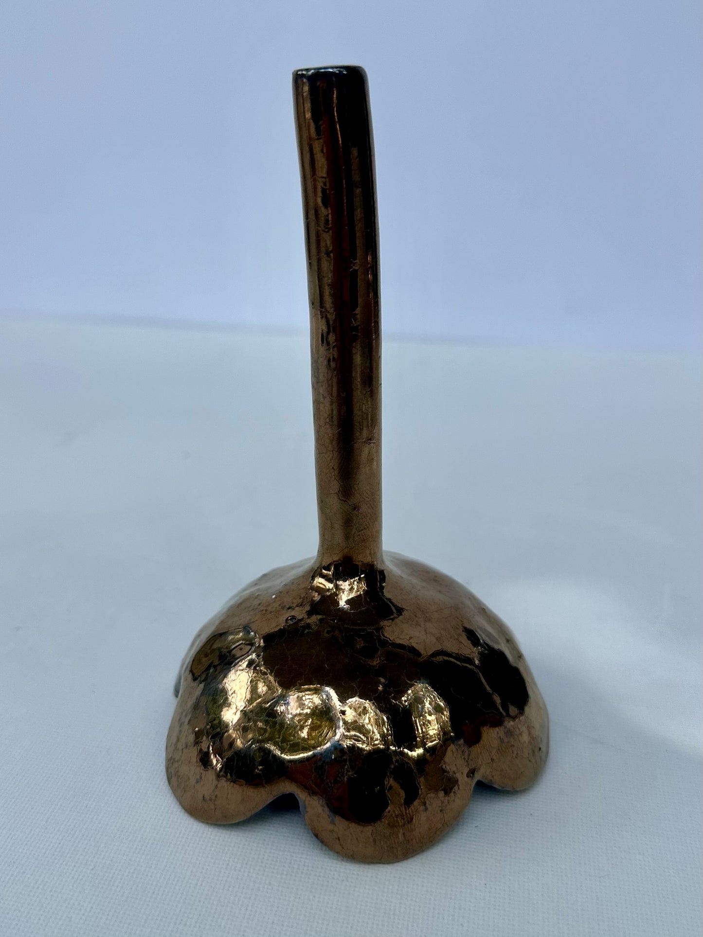 Tea Light Flower - Chocolate and Gold