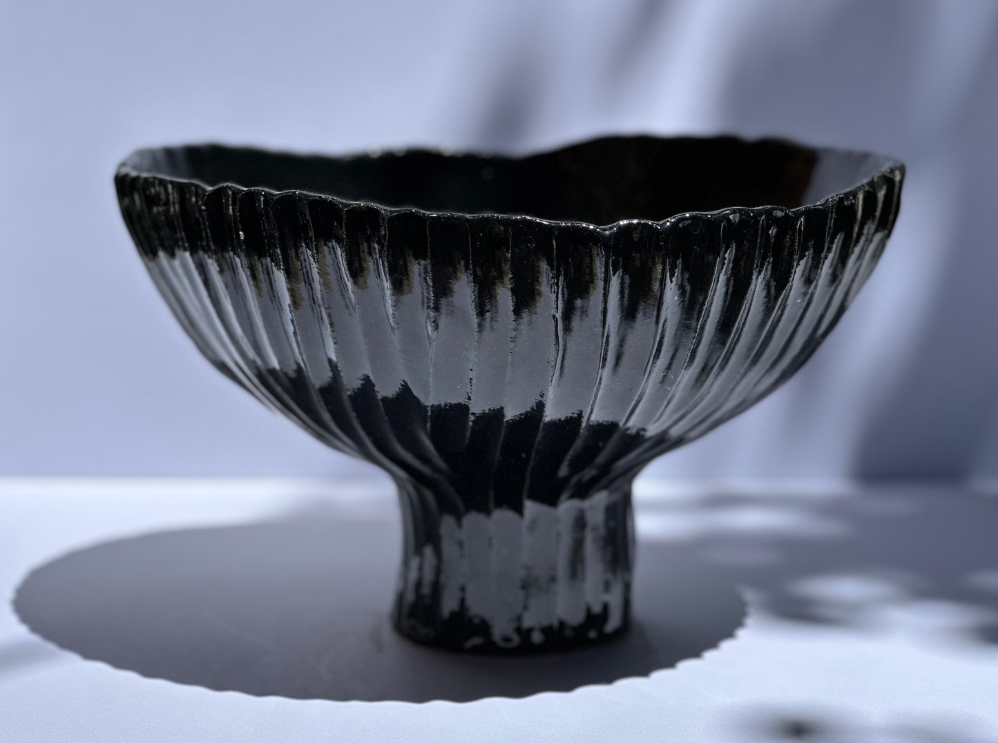 Black Bowl and Ikebana Style Vase