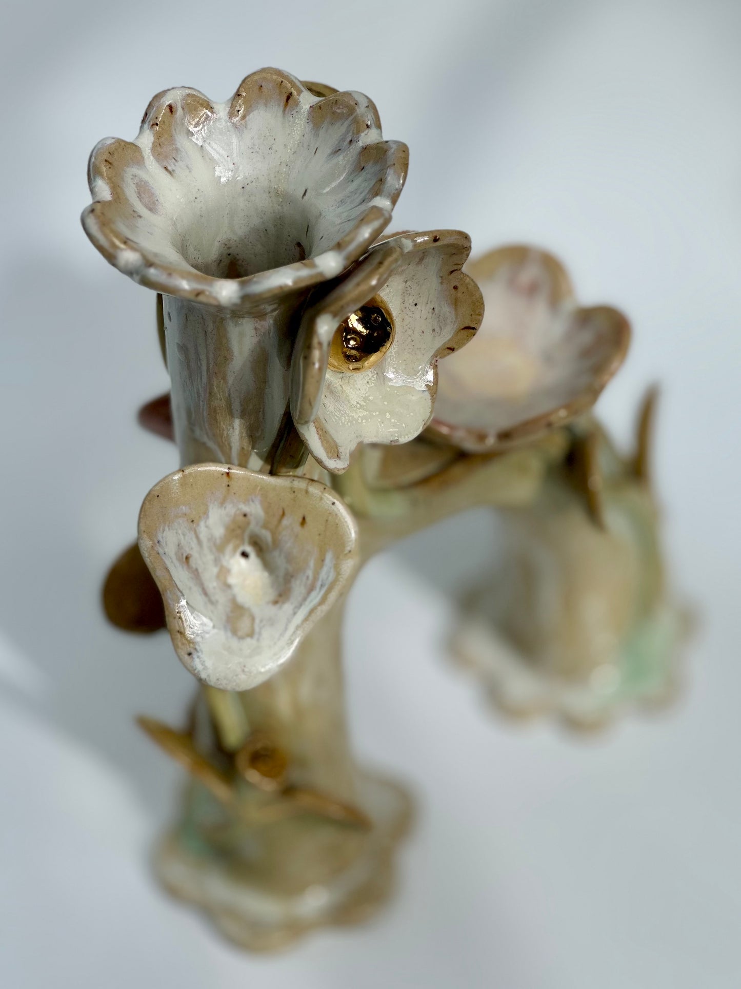 Flowers and Flame Vase, Tall