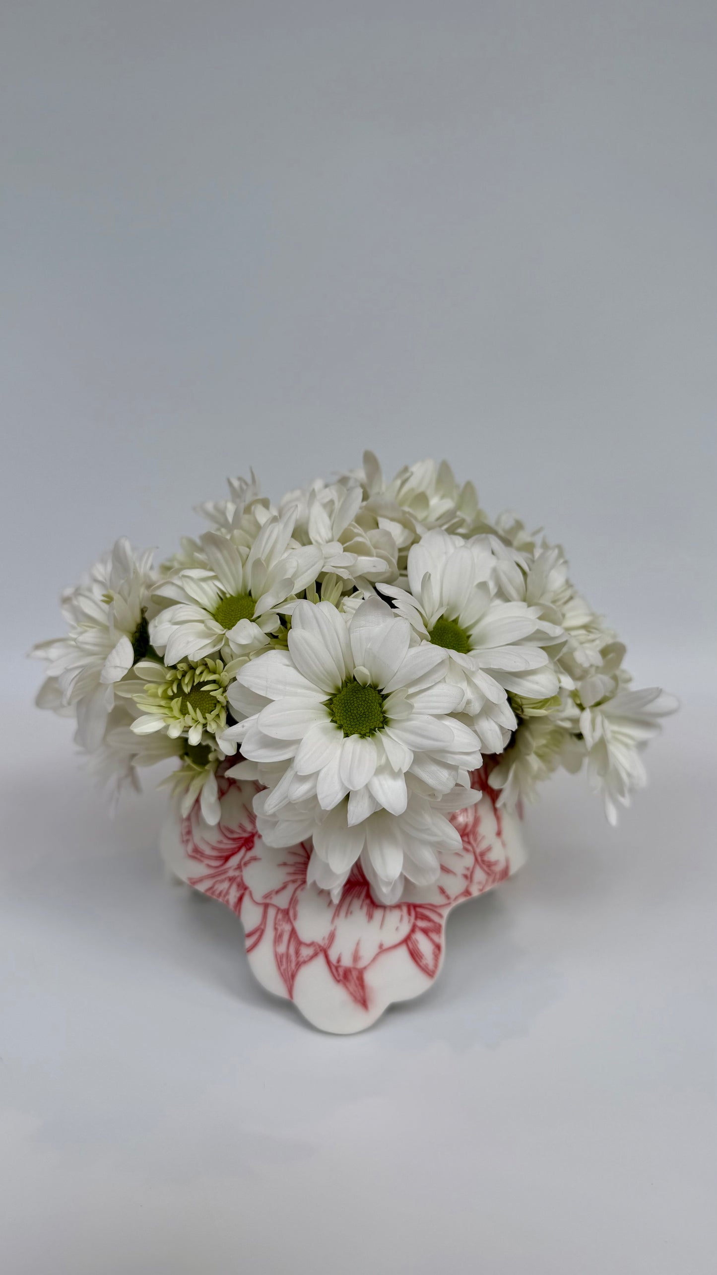 Red Rose Flower Frog