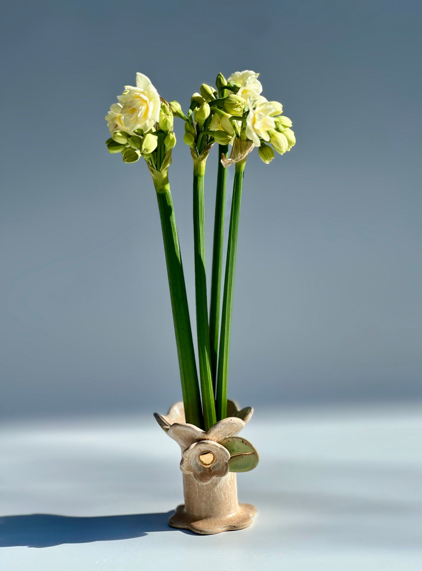 Apricot Flower and Flame Vase, Small